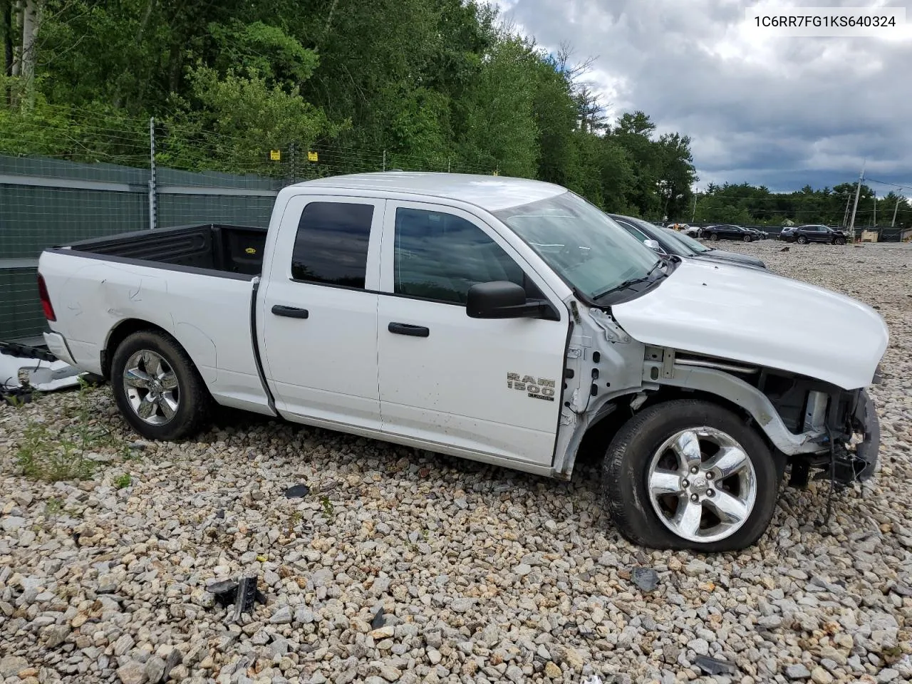 2019 Ram 1500 Classic Tradesman VIN: 1C6RR7FG1KS640324 Lot: 57610334