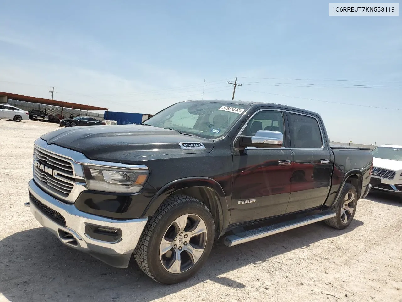 1C6RREJT7KN558119 2019 Ram 1500 Laramie