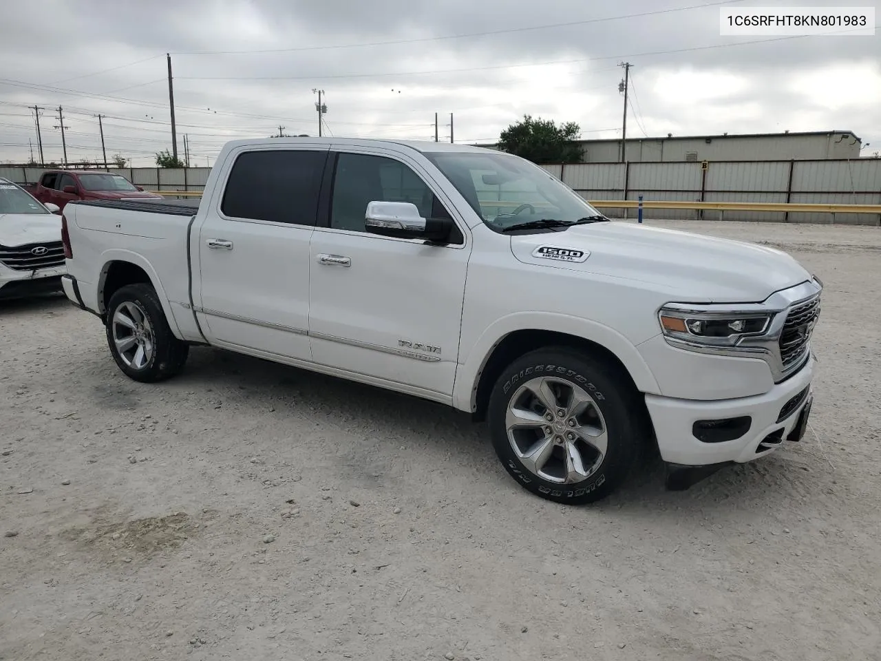 2019 Ram 1500 Limited VIN: 1C6SRFHT8KN801983 Lot: 58197254