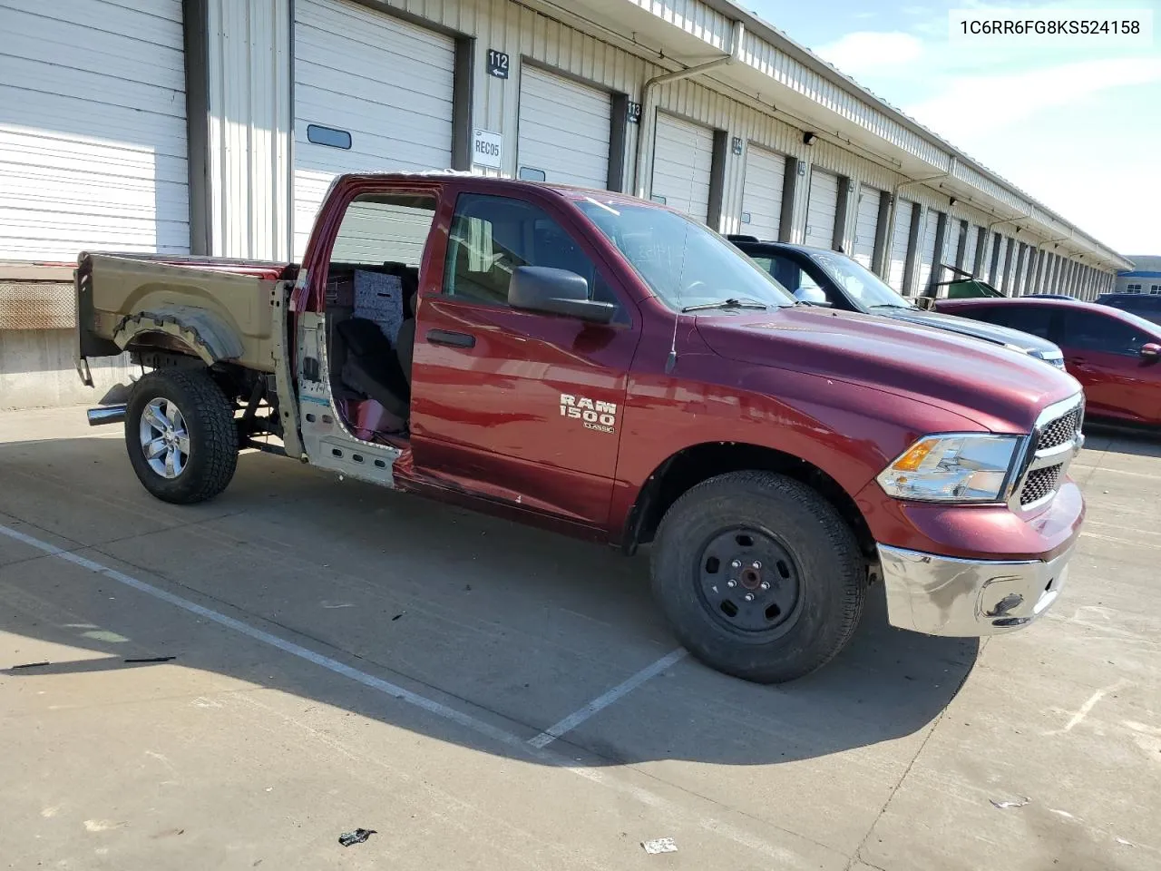 2019 Ram 1500 Classic Tradesman VIN: 1C6RR6FG8KS524158 Lot: 58389844