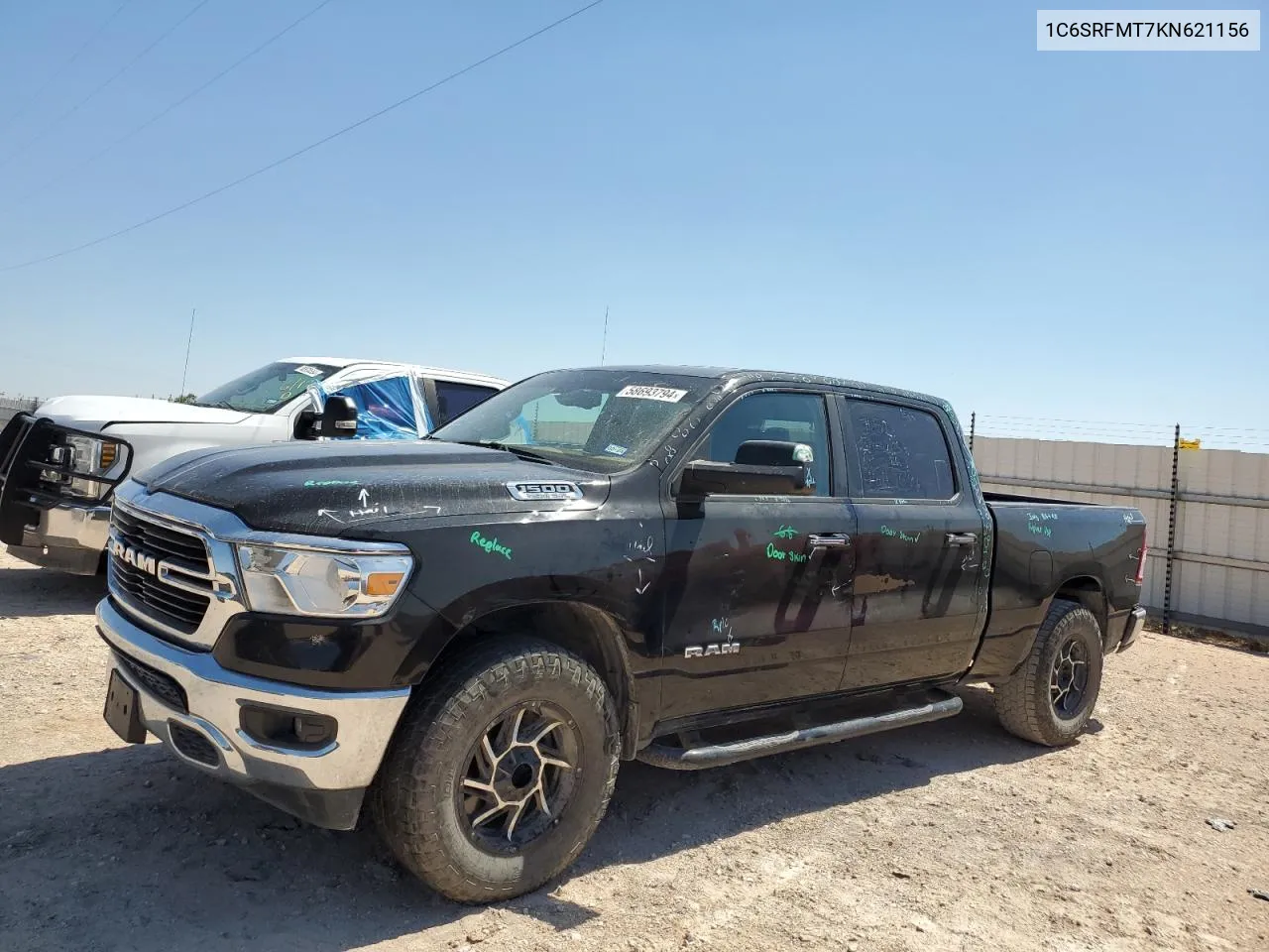 1C6SRFMT7KN621156 2019 Ram 1500 Big Horn/Lone Star