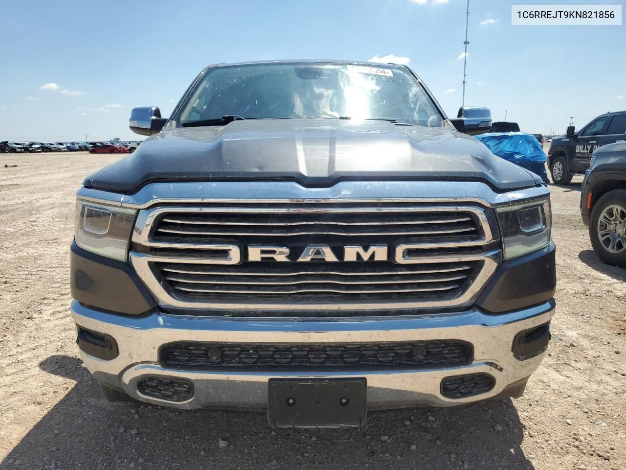 2019 Ram 1500 Laramie VIN: 1C6RREJT9KN821856 Lot: 58704554