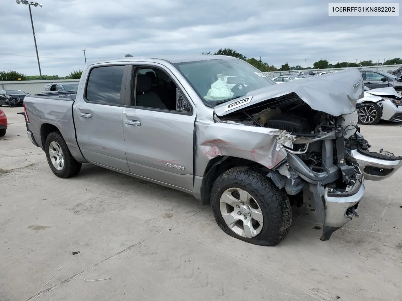 2019 Ram 1500 Big Horn/Lone Star VIN: 1C6RRFFG1KN882202 Lot: 58758934