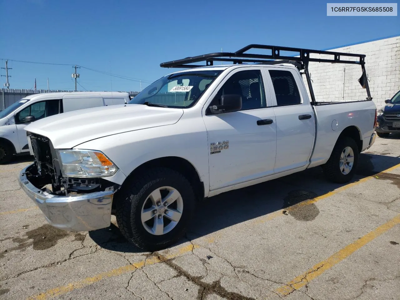 2019 Ram 1500 Classic Tradesman VIN: 1C6RR7FG5KS685508 Lot: 58891584