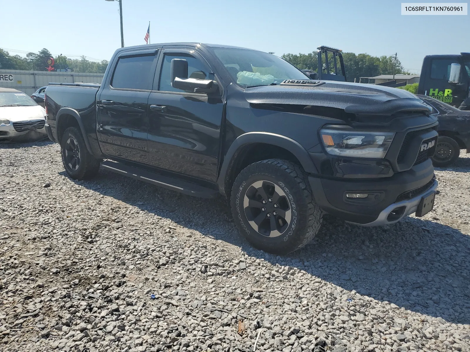 2019 Ram 1500 Rebel VIN: 1C6SRFLT1KN760961 Lot: 58920534