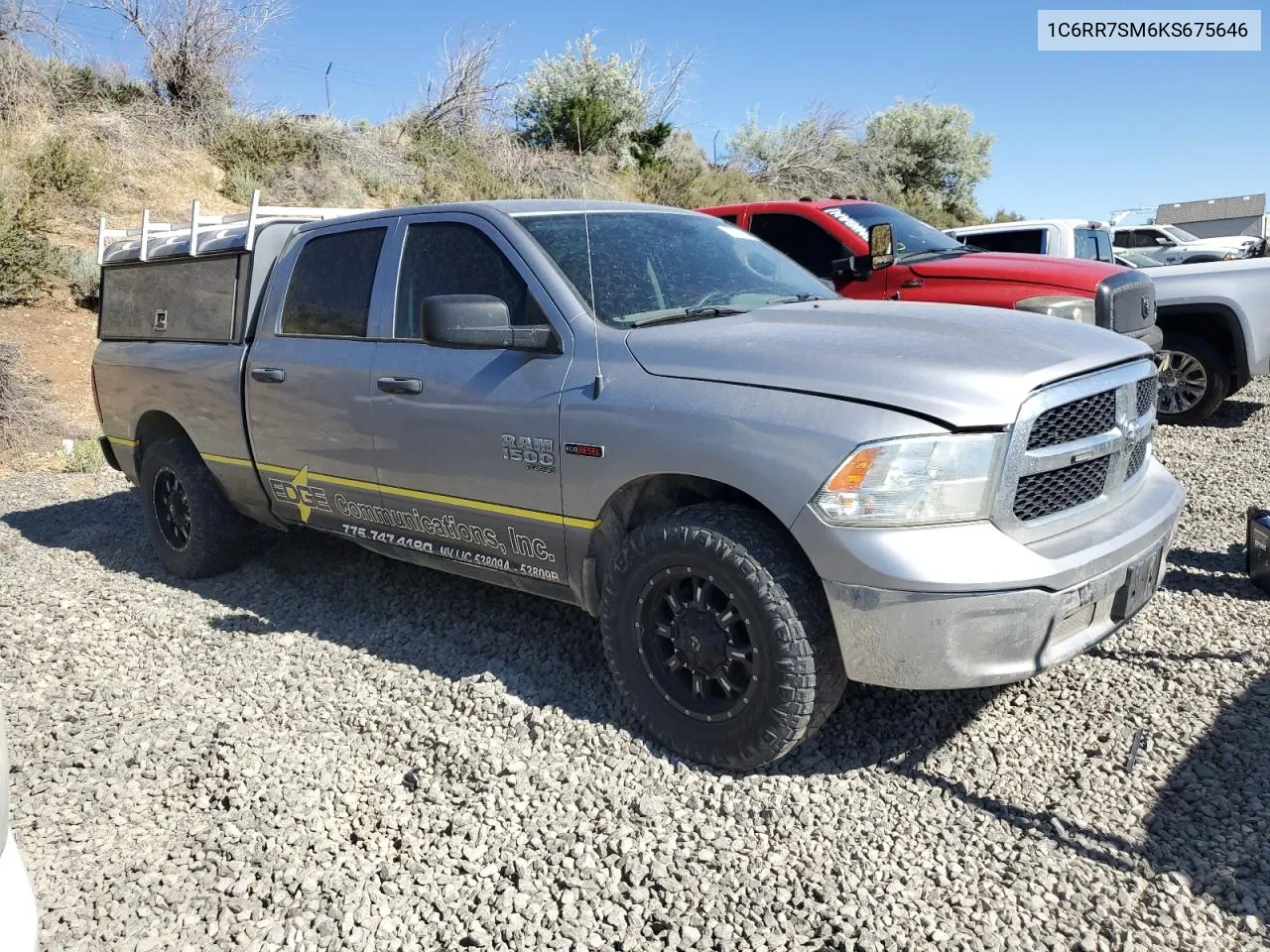 2019 Ram 1500 Classic Tradesman VIN: 1C6RR7SM6KS675646 Lot: 59021904