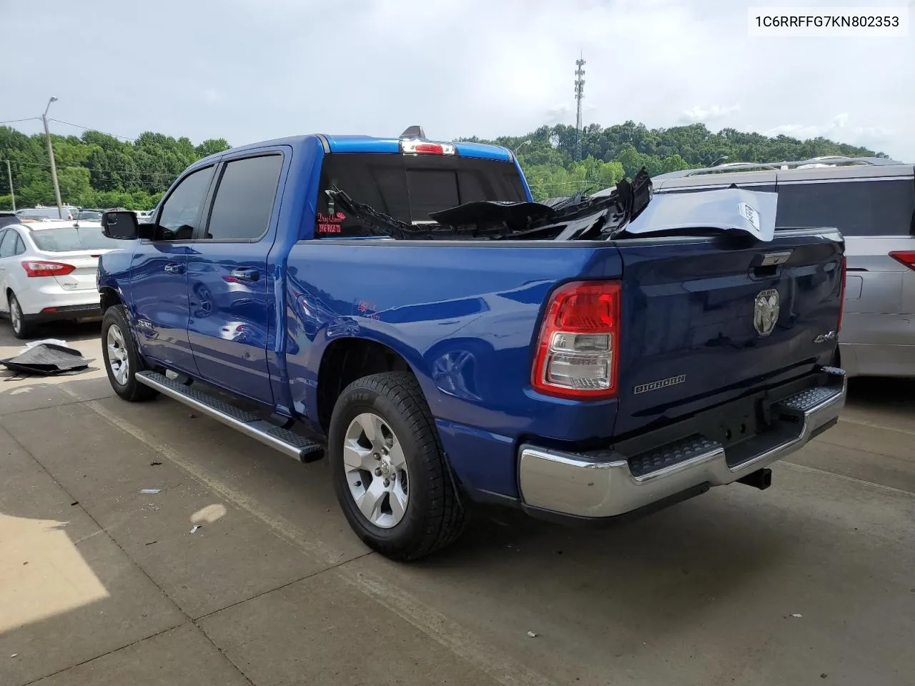 2019 Ram 1500 Big Horn/Lone Star VIN: 1C6RRFFG7KN802353 Lot: 59443404