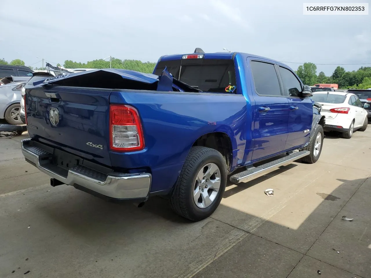 1C6RRFFG7KN802353 2019 Ram 1500 Big Horn/Lone Star