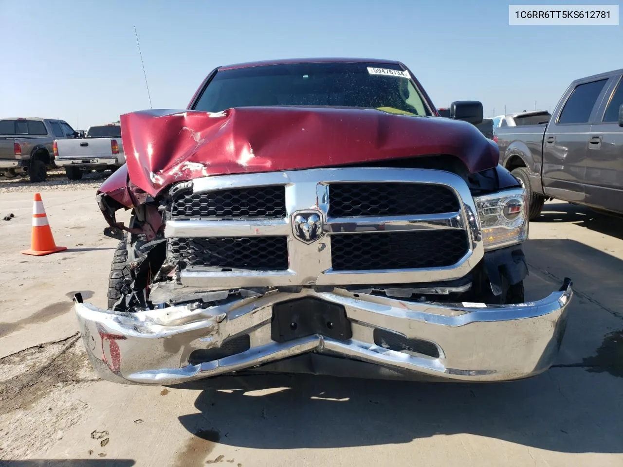 2019 Ram 1500 Classic Slt VIN: 1C6RR6TT5KS612781 Lot: 59476734