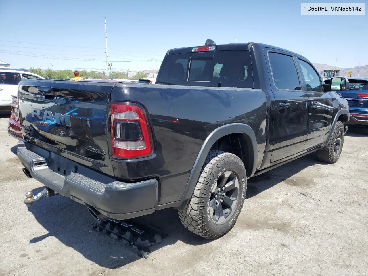 2019 Ram 1500 Rebel VIN: 1C6SRFLT9KN565142 Lot: 59508814