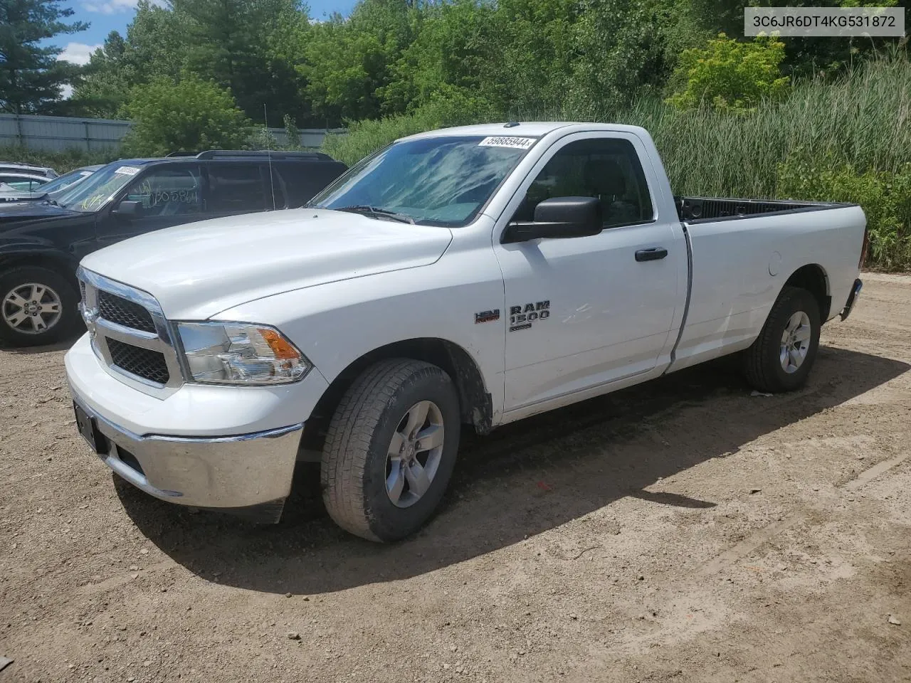 2019 Ram 1500 Classic Tradesman VIN: 3C6JR6DT4KG531872 Lot: 59885944