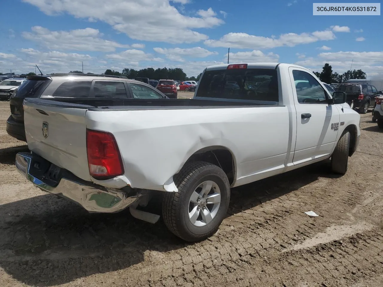 2019 Ram 1500 Classic Tradesman VIN: 3C6JR6DT4KG531872 Lot: 59885944