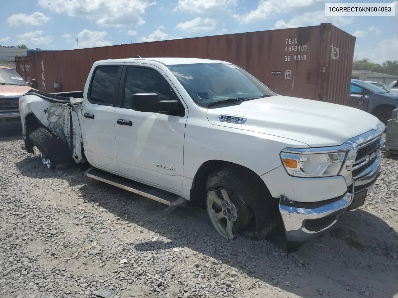 2019 Ram 1500 Tradesman VIN: 1C6RRECT6KN604083 Lot: 60165984