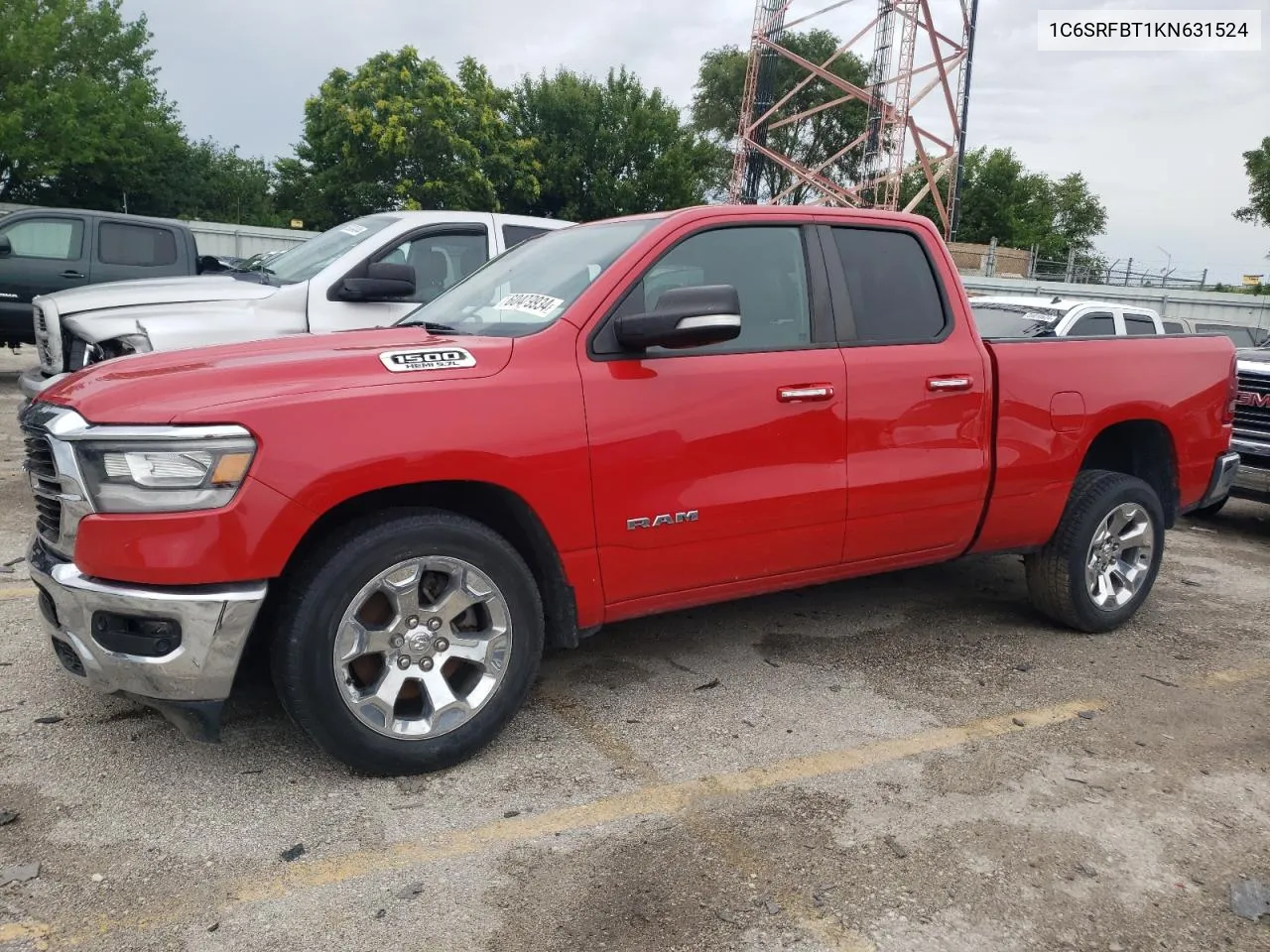 2019 Ram 1500 Big Horn/Lone Star VIN: 1C6SRFBT1KN631524 Lot: 60479934