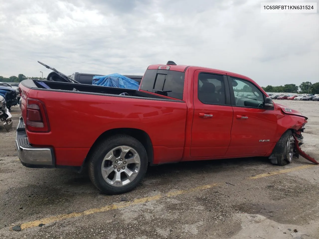 2019 Ram 1500 Big Horn/Lone Star VIN: 1C6SRFBT1KN631524 Lot: 60479934