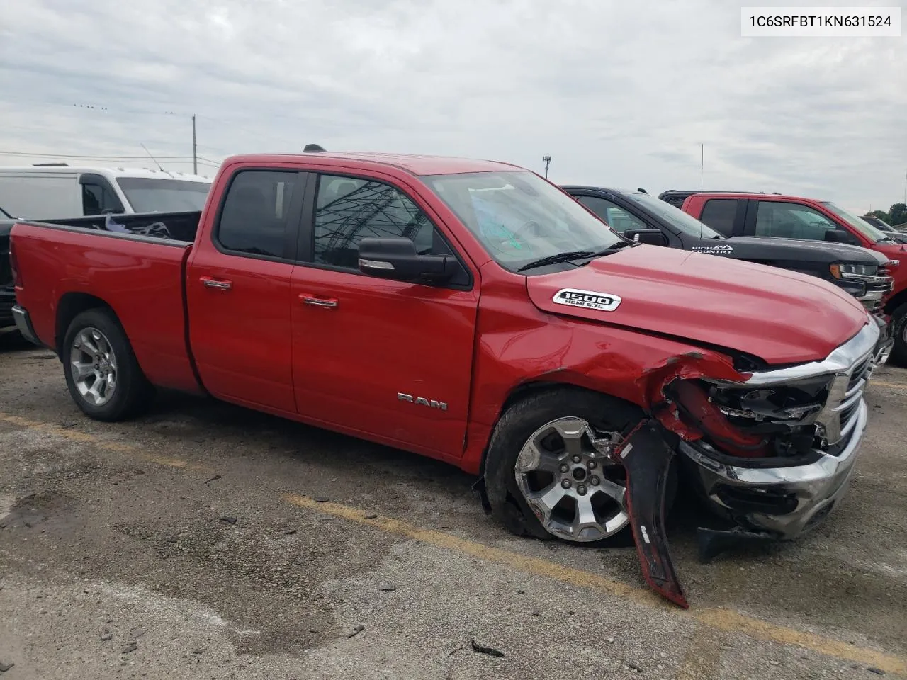 2019 Ram 1500 Big Horn/Lone Star VIN: 1C6SRFBT1KN631524 Lot: 60479934