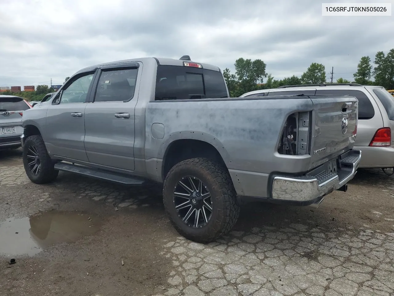 2019 Ram 1500 Laramie VIN: 1C6SRFJT0KN505026 Lot: 61052264