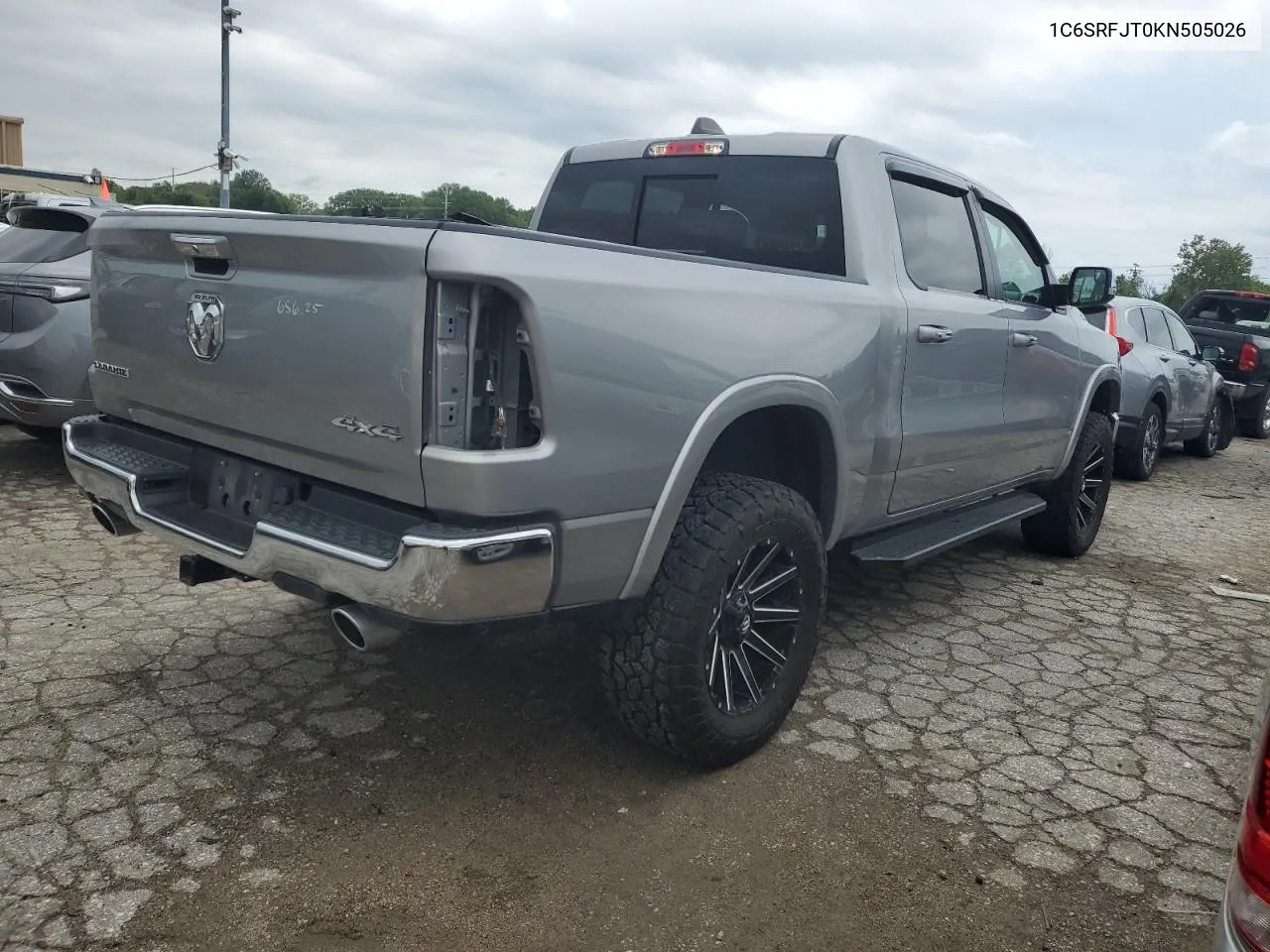 2019 Ram 1500 Laramie VIN: 1C6SRFJT0KN505026 Lot: 61052264