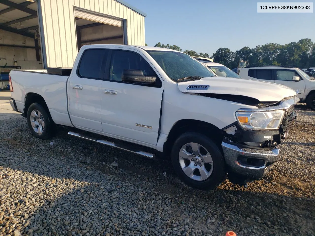 2019 Ram 1500 Big Horn/Lone Star VIN: 1C6RREBG8KN902333 Lot: 61695534