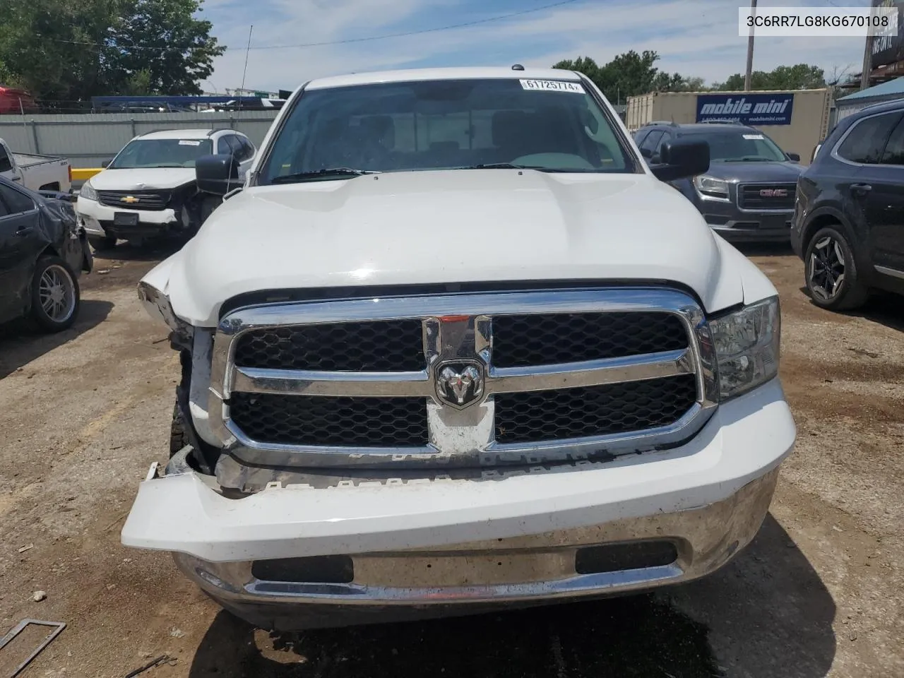 2019 Ram 1500 Classic Slt VIN: 3C6RR7LG8KG670108 Lot: 61725774