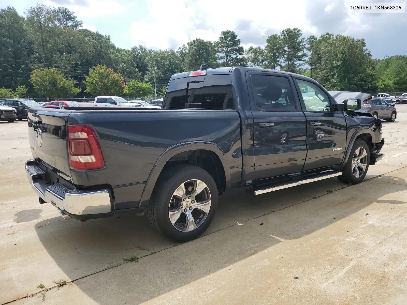 2019 Ram 1500 Laramie VIN: 1C6RREJT1KN568306 Lot: 61730114