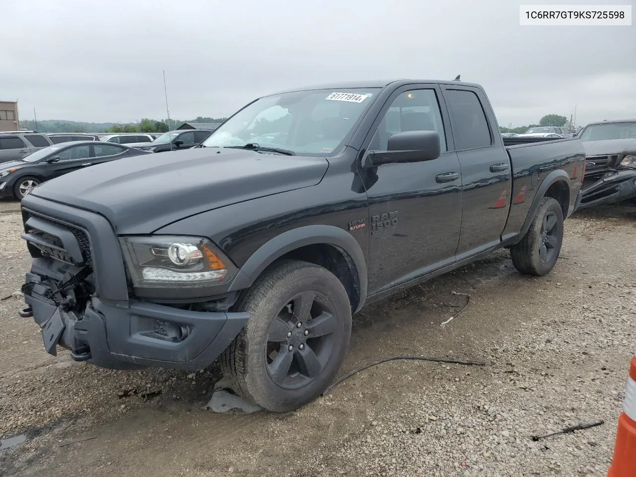 1C6RR7GT9KS725598 2019 Ram 1500 Classic Slt