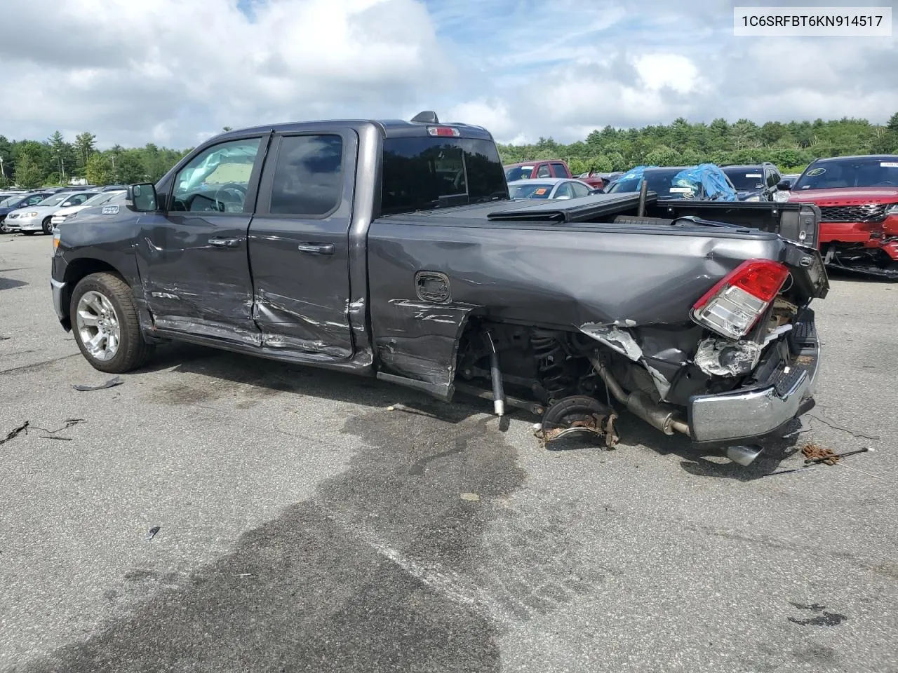 2019 Ram 1500 Big Horn/Lone Star VIN: 1C6SRFBT6KN914517 Lot: 61837174