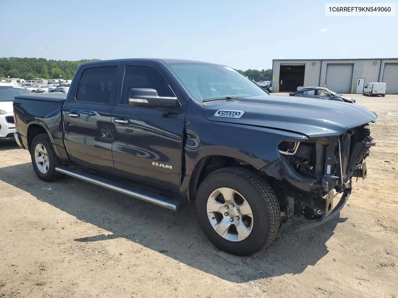 2019 Ram 1500 Big Horn/Lone Star VIN: 1C6RREFT9KN549060 Lot: 61842824