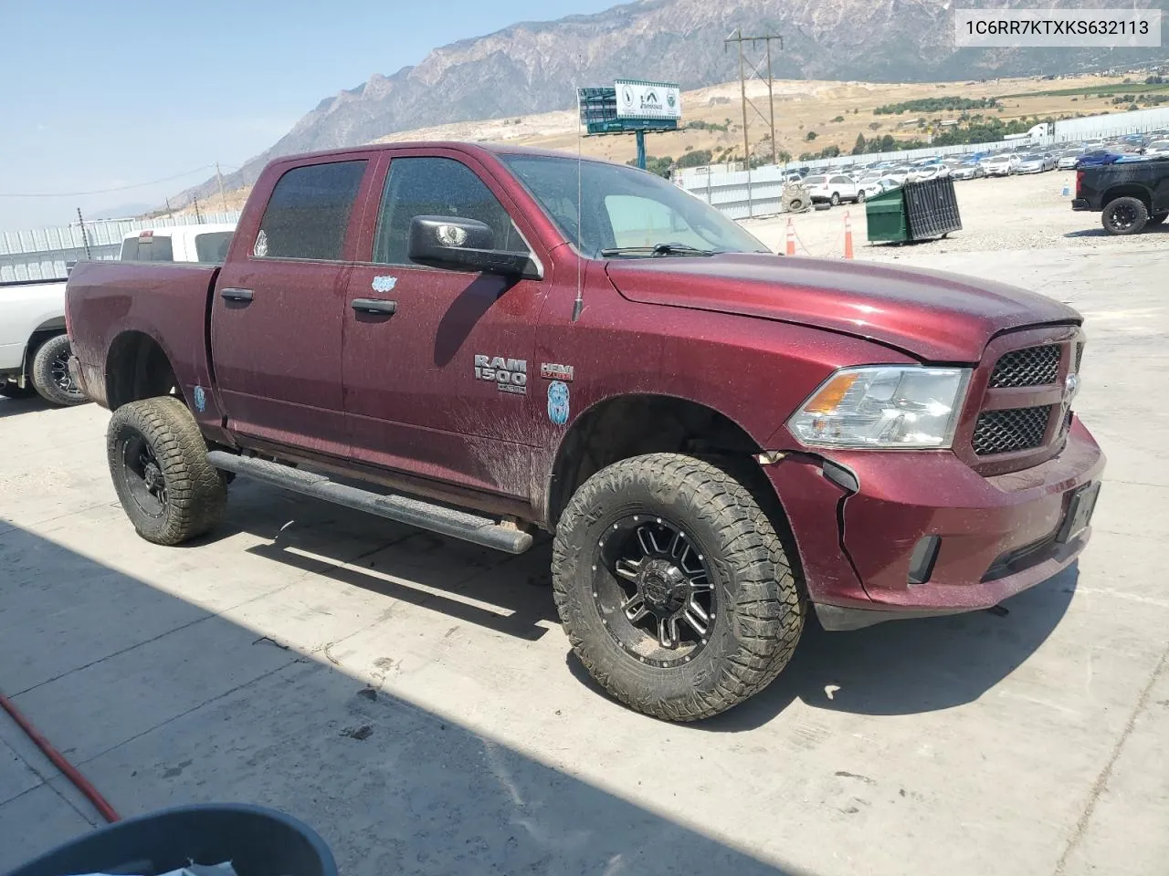 2019 Ram 1500 Classic Tradesman VIN: 1C6RR7KTXKS632113 Lot: 61952074