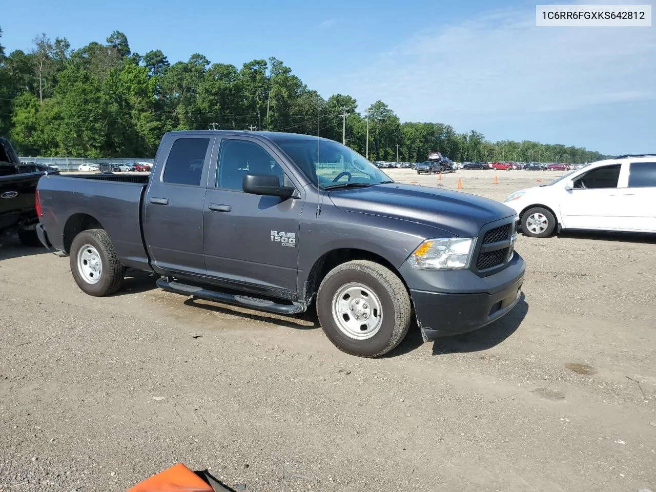 2019 Ram 1500 Classic Tradesman VIN: 1C6RR6FGXKS642812 Lot: 62077054