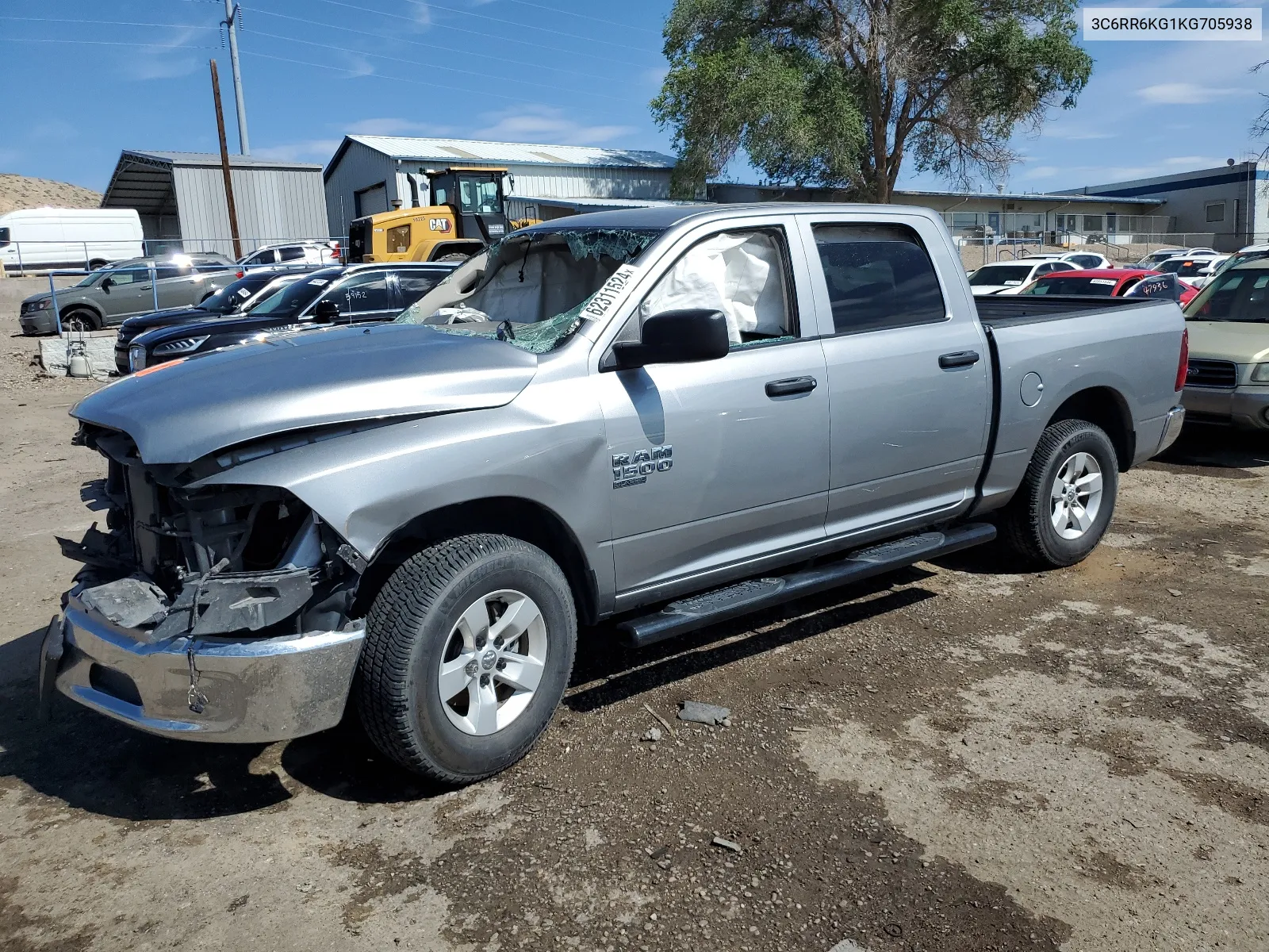 2019 Ram 1500 Classic Tradesman VIN: 3C6RR6KG1KG705938 Lot: 62311524