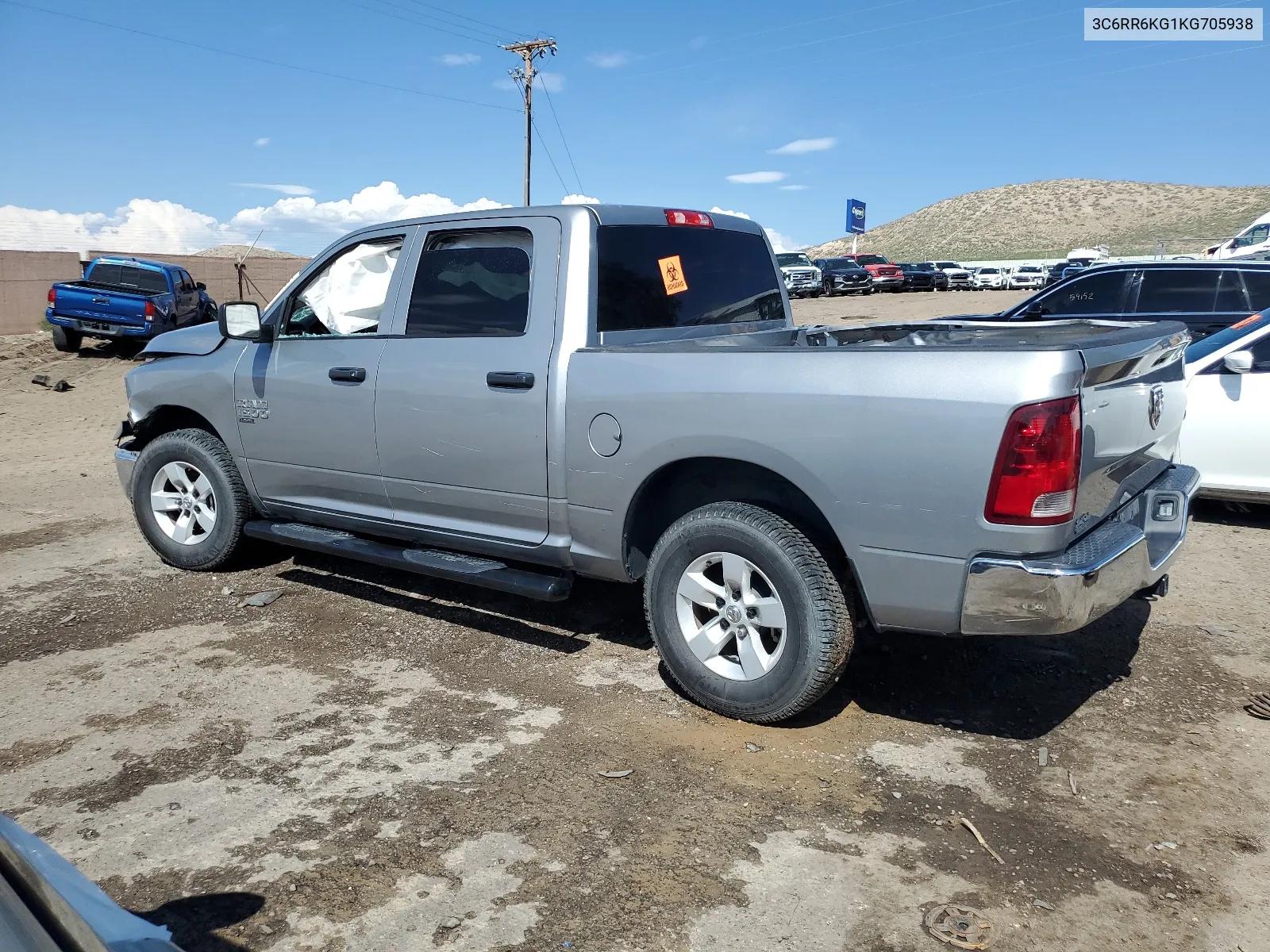 2019 Ram 1500 Classic Tradesman VIN: 3C6RR6KG1KG705938 Lot: 62311524