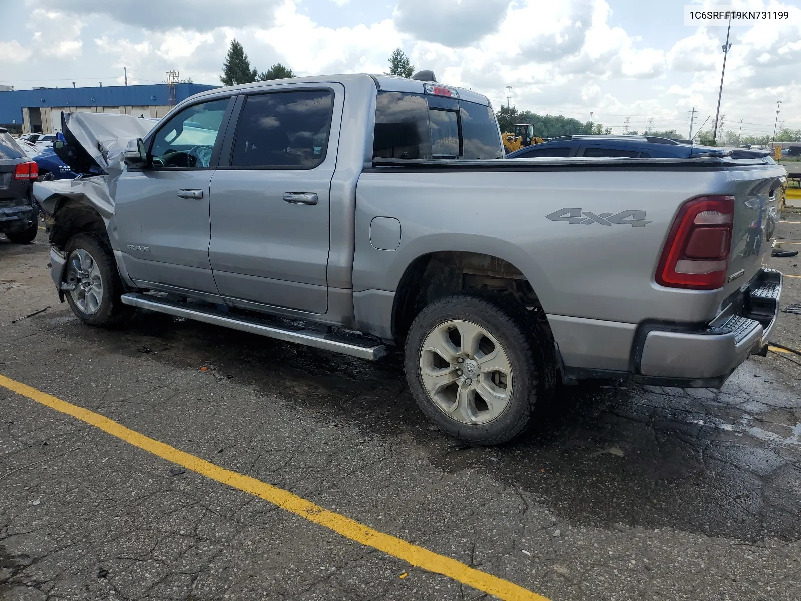 2019 Ram 1500 Big Horn/Lone Star VIN: 1C6SRFFT9KN731199 Lot: 62631184