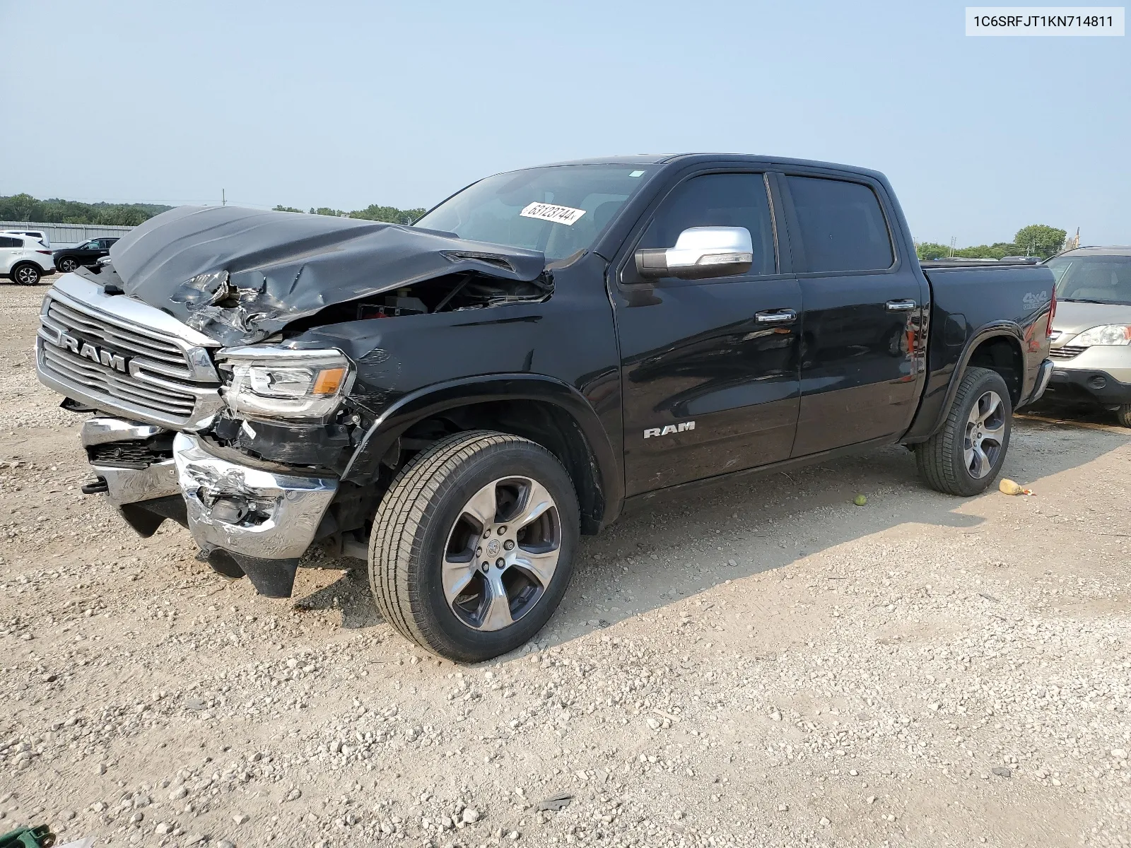 2019 Ram 1500 Laramie VIN: 1C6SRFJT1KN714811 Lot: 63123744