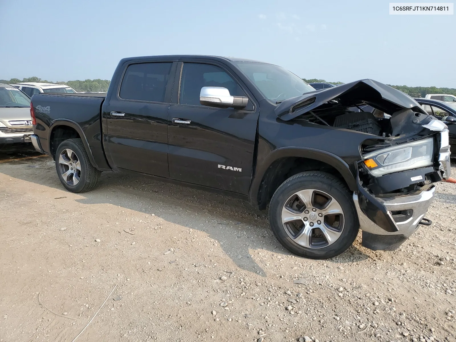 2019 Ram 1500 Laramie VIN: 1C6SRFJT1KN714811 Lot: 63123744