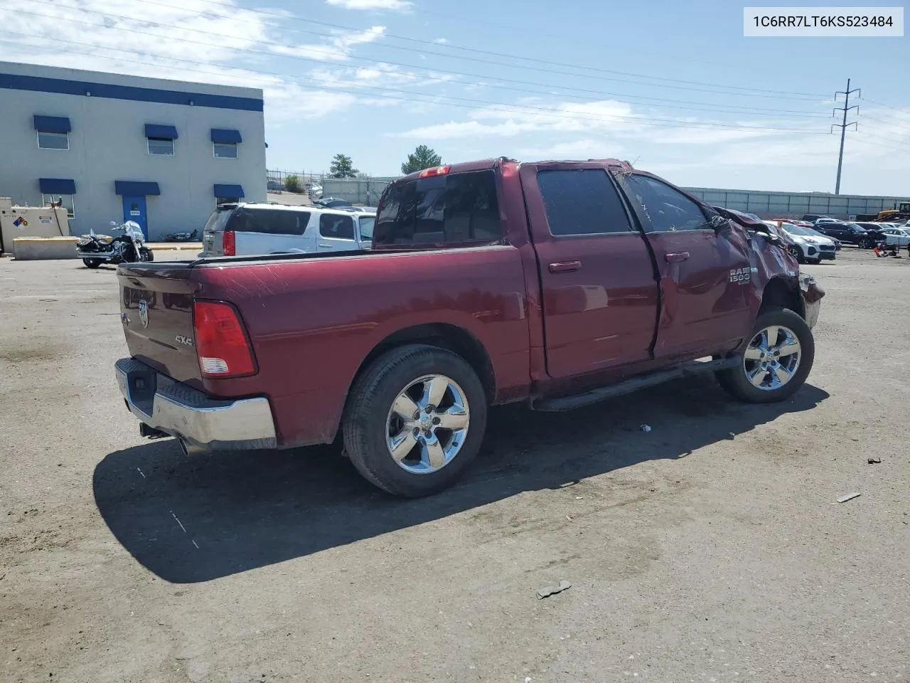 2019 Ram 1500 Classic Slt VIN: 1C6RR7LT6KS523484 Lot: 63135044