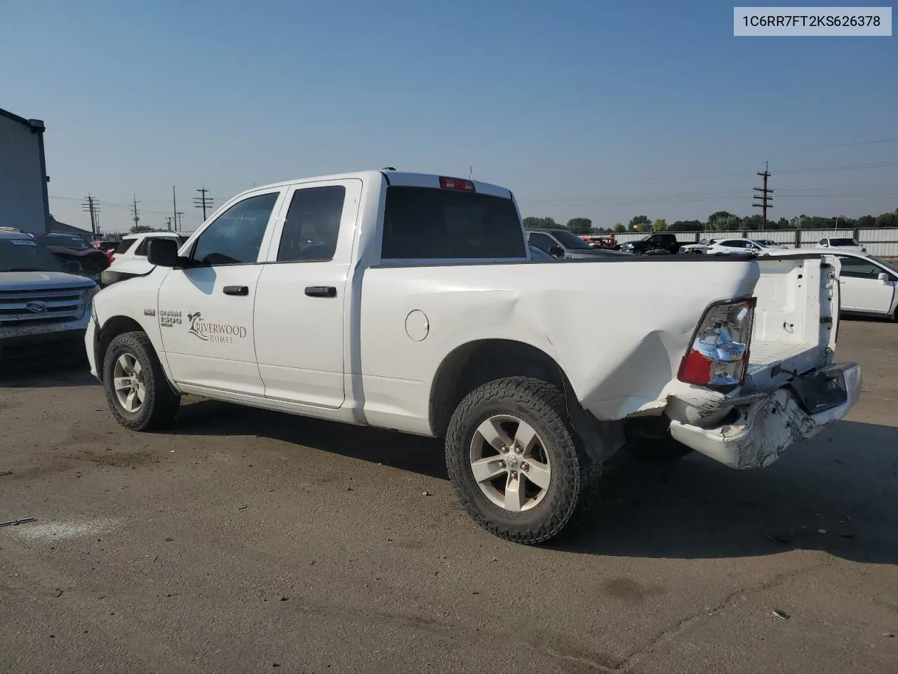 1C6RR7FT2KS626378 2019 Ram 1500 Classic Tradesman