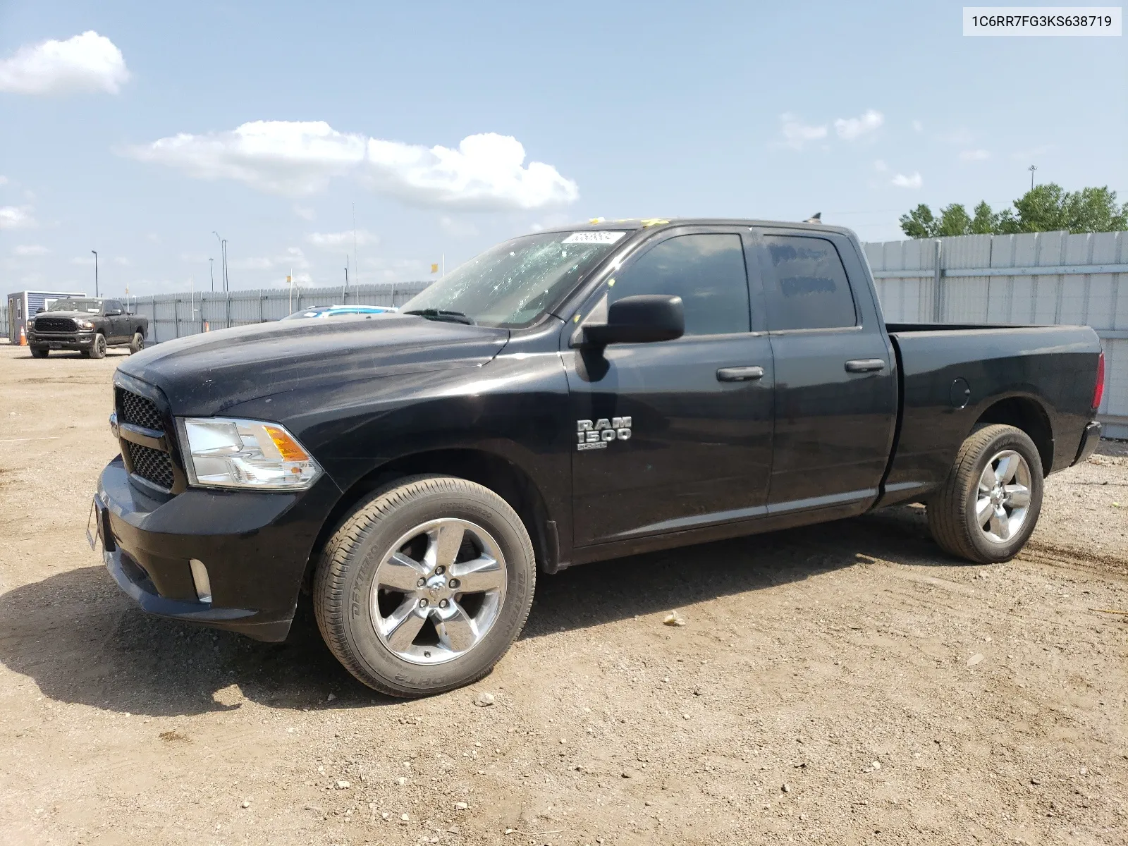 2019 Ram 1500 Classic Tradesman VIN: 1C6RR7FG3KS638719 Lot: 63589534