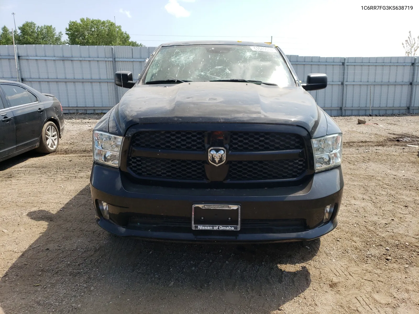 2019 Ram 1500 Classic Tradesman VIN: 1C6RR7FG3KS638719 Lot: 63589534