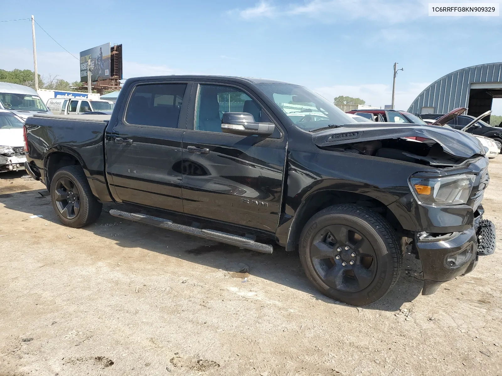 2019 Ram 1500 Big Horn/Lone Star VIN: 1C6RRFFG8KN909329 Lot: 63612544