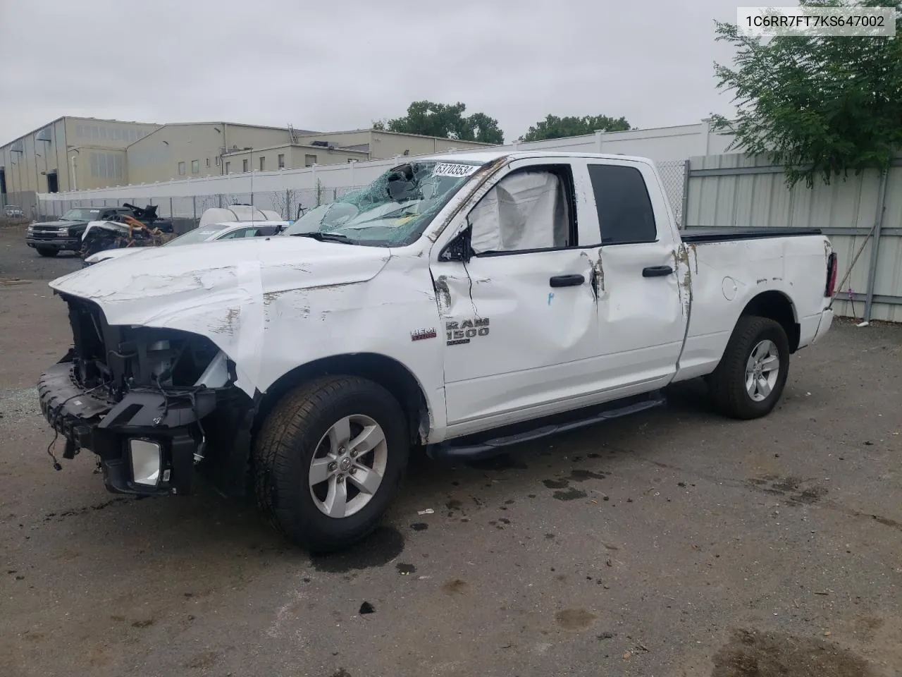 1C6RR7FT7KS647002 2019 Ram 1500 Classic Tradesman