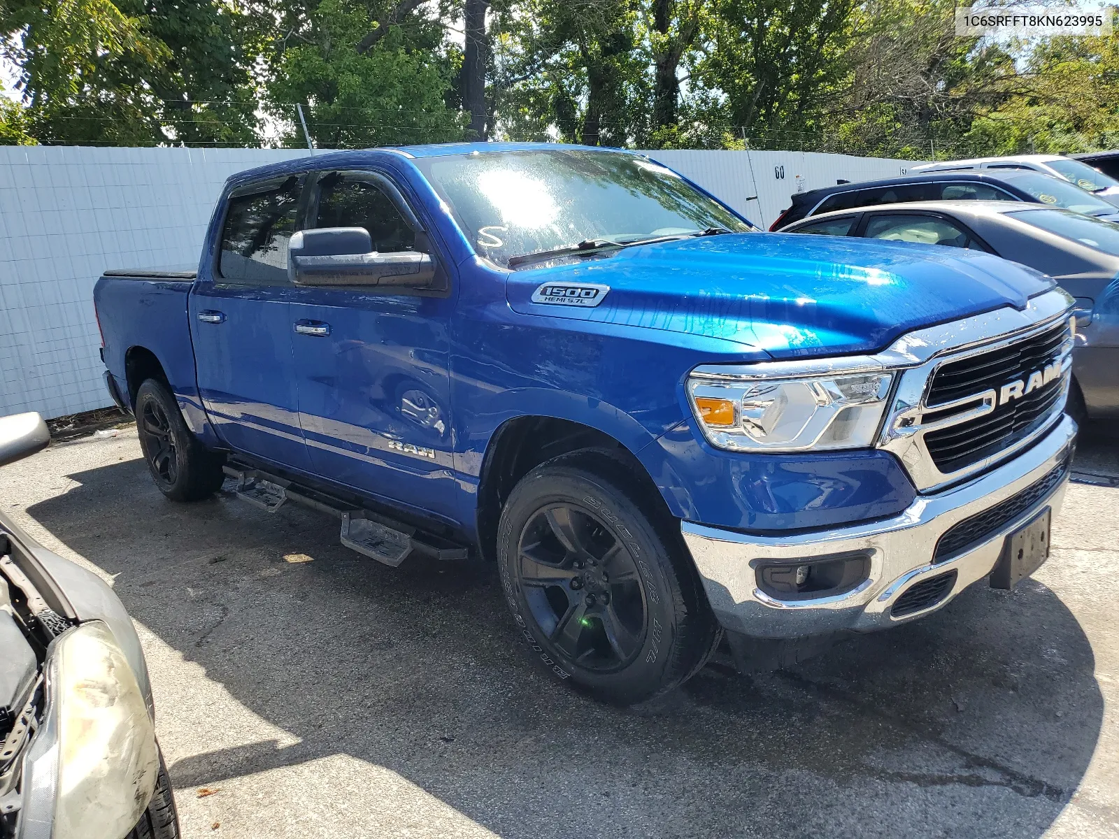 2019 Ram 1500 Big Horn/Lone Star VIN: 1C6SRFFT8KN623995 Lot: 63816724