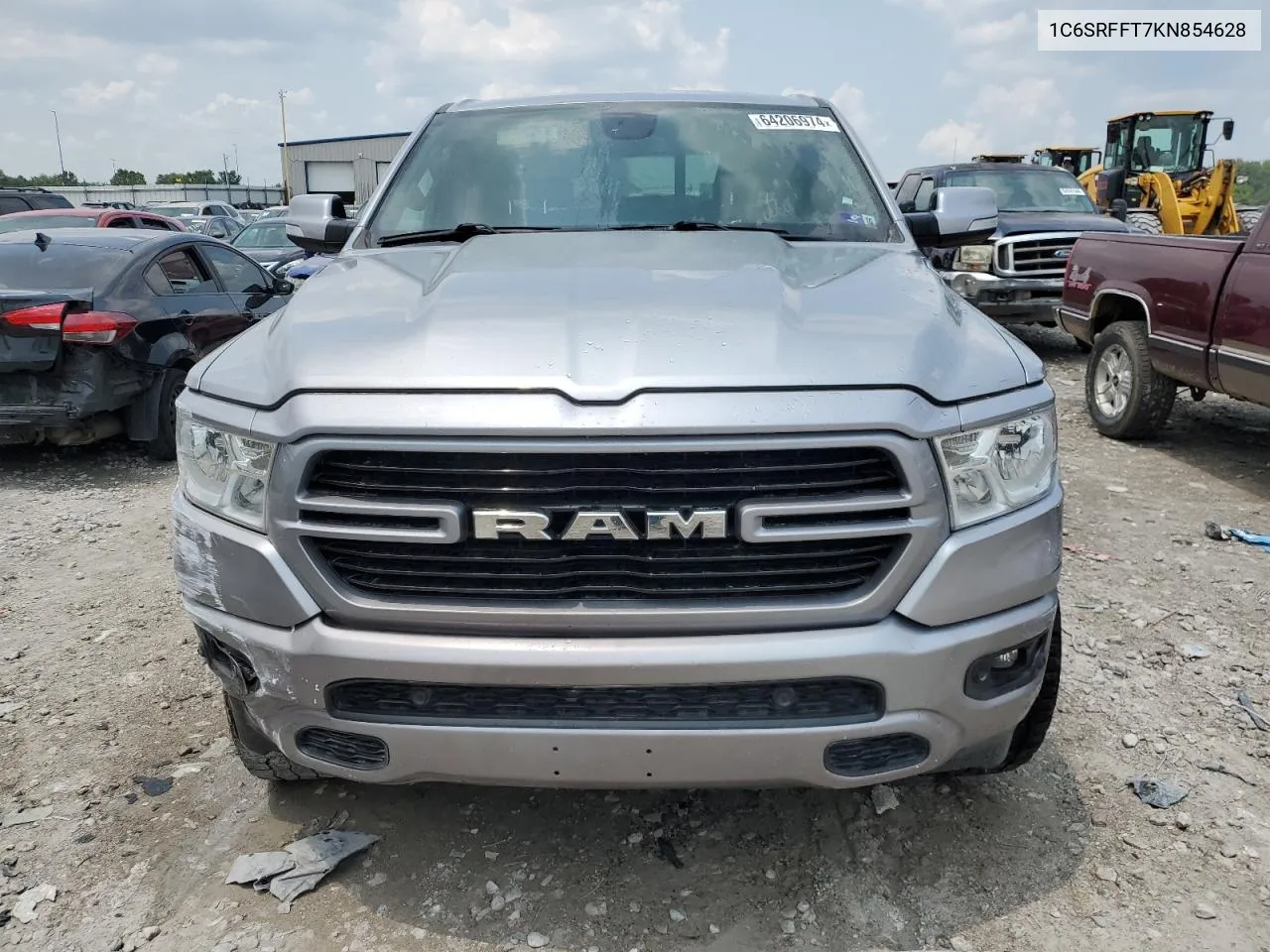 2019 Ram 1500 Big Horn/Lone Star VIN: 1C6SRFFT7KN854628 Lot: 64206974