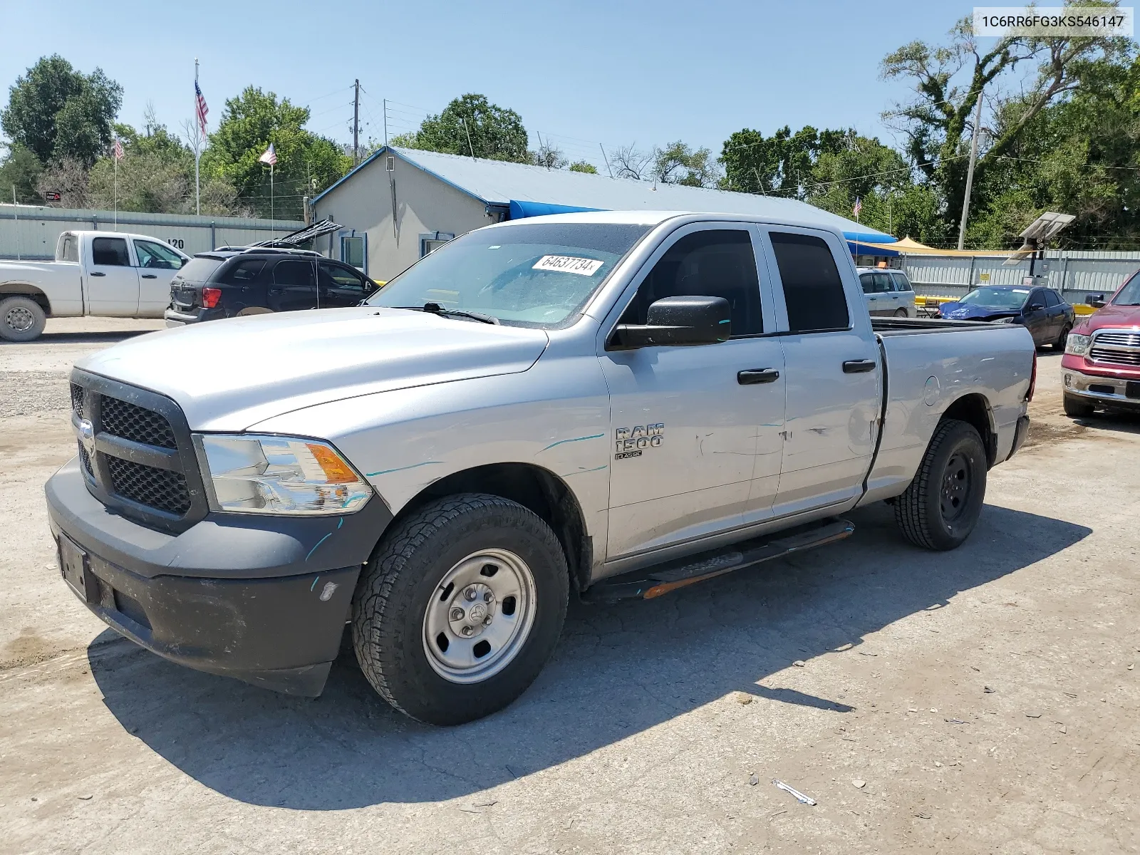 2019 Ram 1500 Classic Tradesman VIN: 1C6RR6FG3KS546147 Lot: 64637734