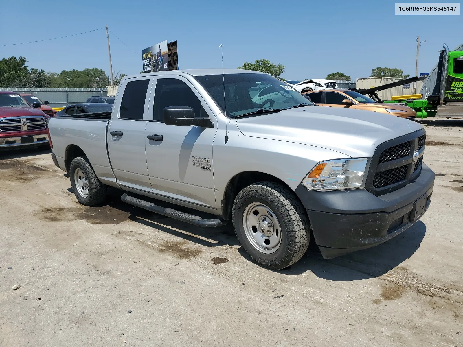 2019 Ram 1500 Classic Tradesman VIN: 1C6RR6FG3KS546147 Lot: 64637734