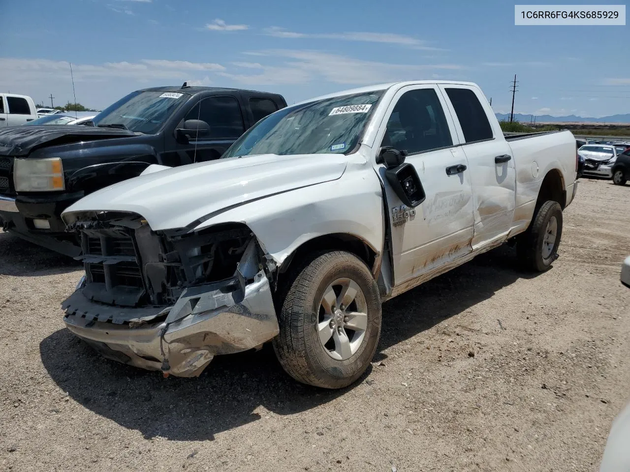 2019 Ram 1500 Classic Tradesman VIN: 1C6RR6FG4KS685929 Lot: 64809884