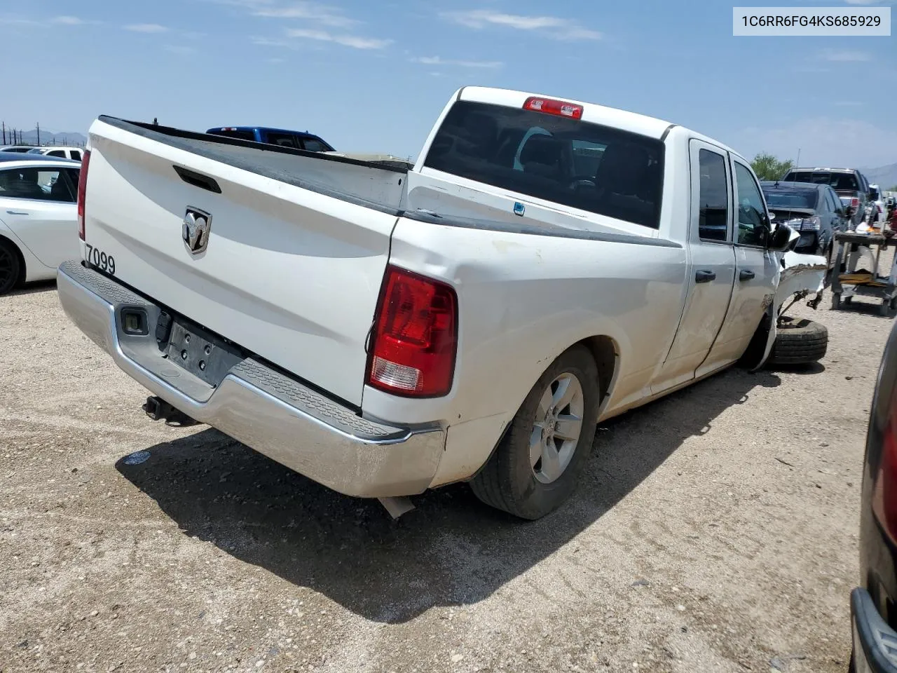 2019 Ram 1500 Classic Tradesman VIN: 1C6RR6FG4KS685929 Lot: 64809884