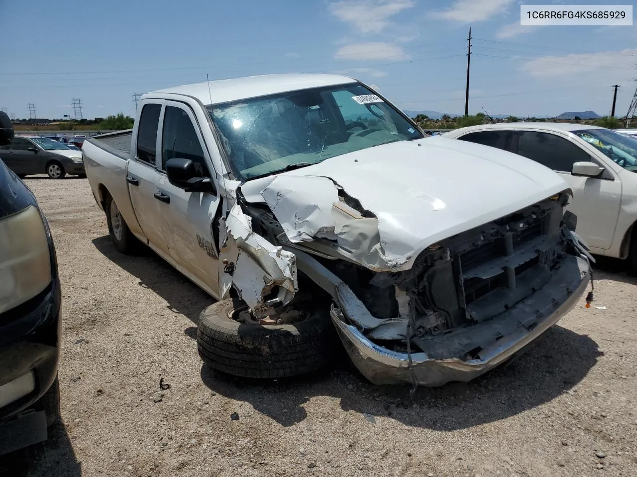 2019 Ram 1500 Classic Tradesman VIN: 1C6RR6FG4KS685929 Lot: 64809884