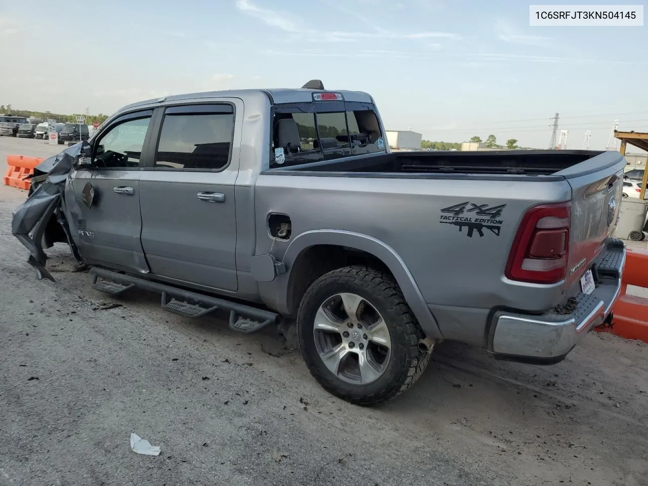 2019 Ram 1500 Laramie VIN: 1C6SRFJT3KN504145 Lot: 65039354