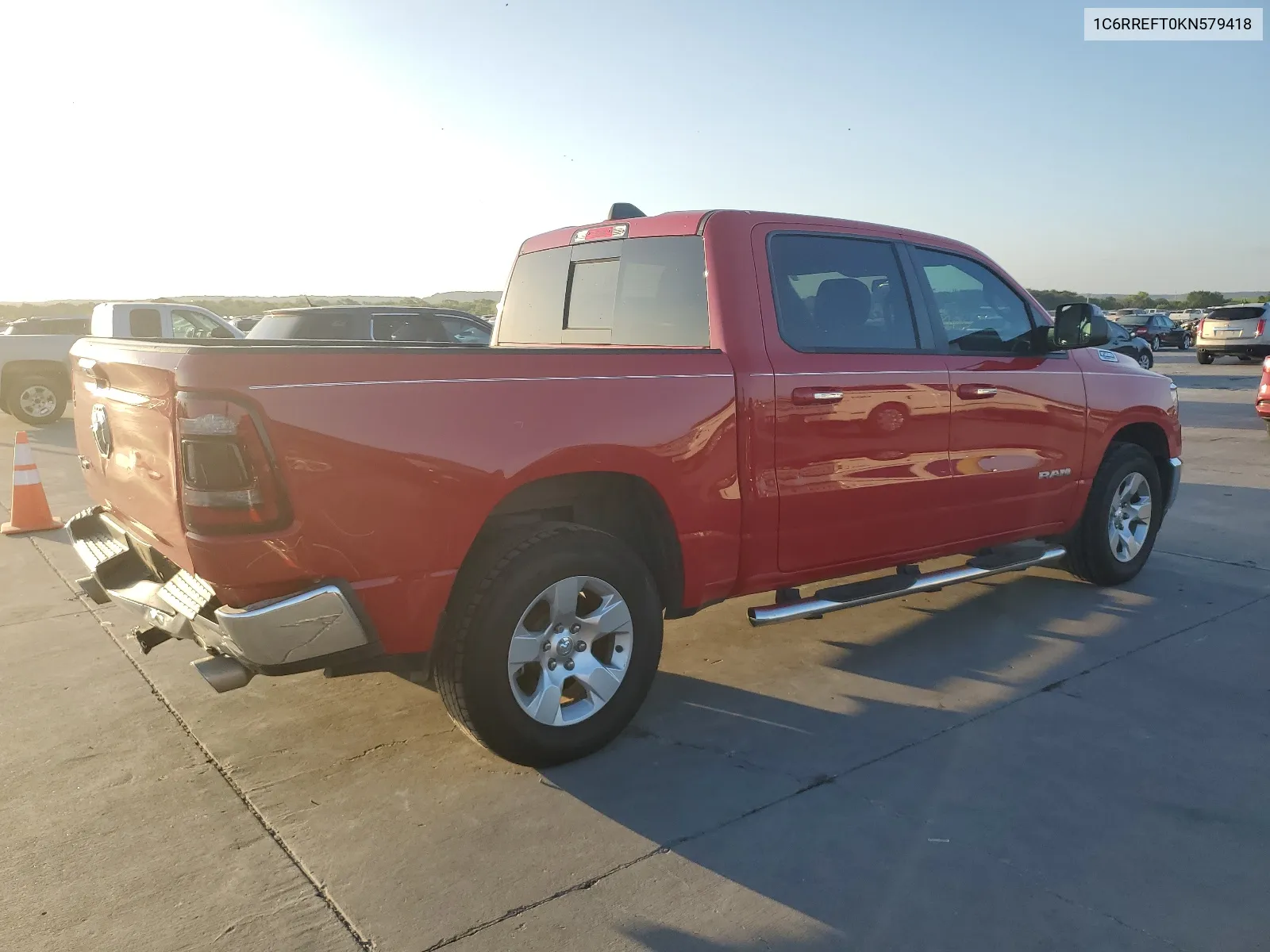 2019 Ram 1500 Big Horn/Lone Star VIN: 1C6RREFT0KN579418 Lot: 65071734